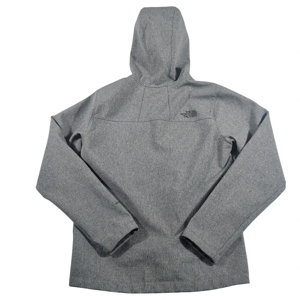 The North Face Jacket Mens S Gray WindWall Apex Hooded Softshell Polyester